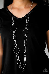 Paparazzi “Perfect Mismatch” Silver Link Necklace