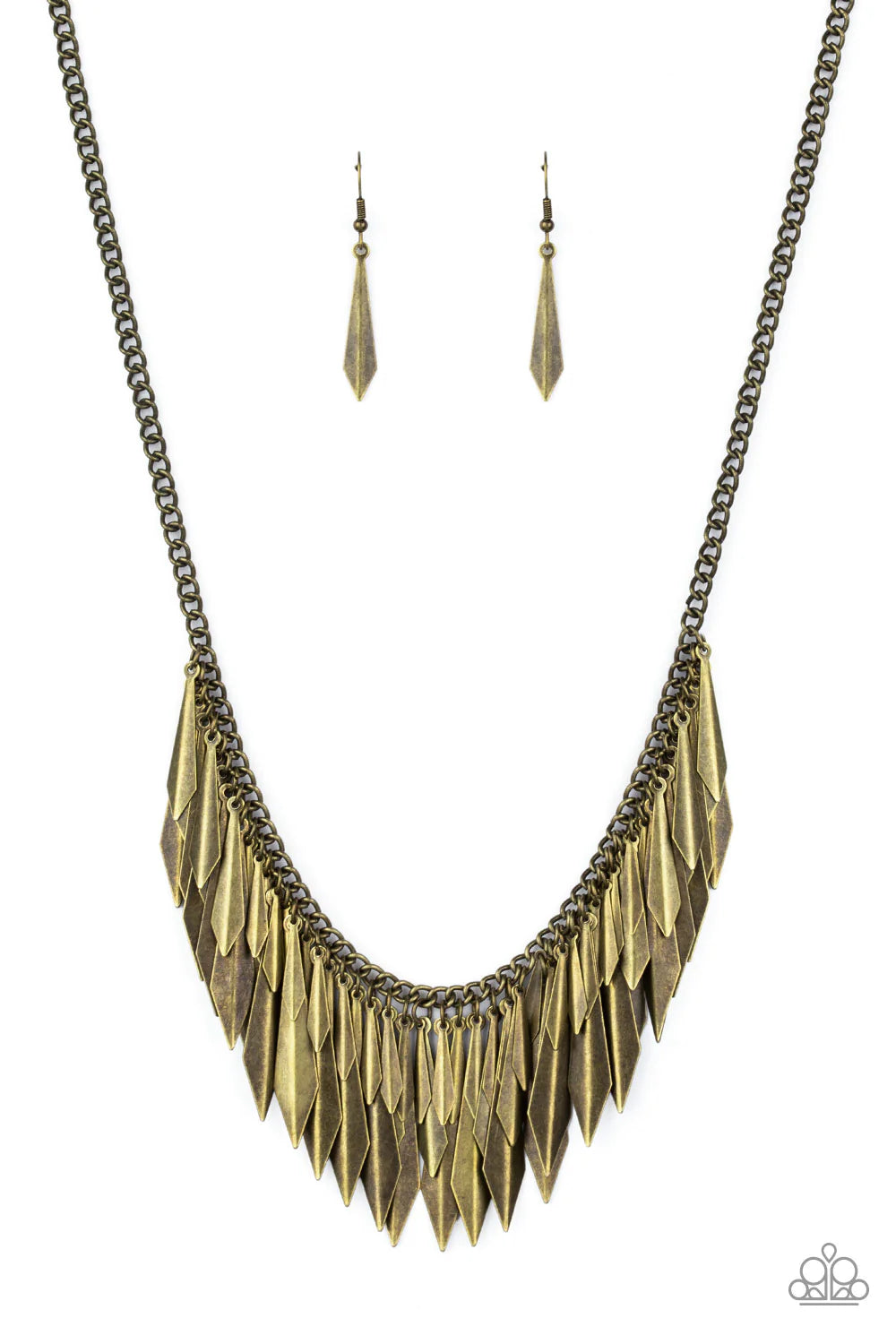 Paparazzi “The Thrill Seeker” Brass Fringe Necklace