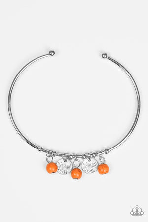 Paparazzi Bracelet "Totally Tahoe" Orange Cuff Bracelet - Brighten Up and Bling It
