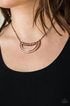 Paparazzi "Artificial Arches" - Copper & Silver Necklace