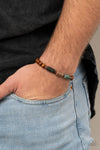 Paparazzi “ZEN Most Wanted” - Copper Wooden Unisex Stretch Bracelet