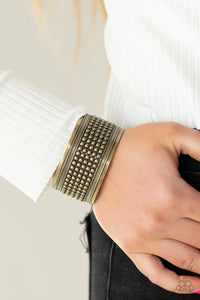 Paparazzi "Bronco Bust" - Brass Cuff Bracelet