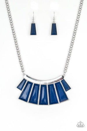 Paparazzi “Glamour Goddess” Blue Necklace