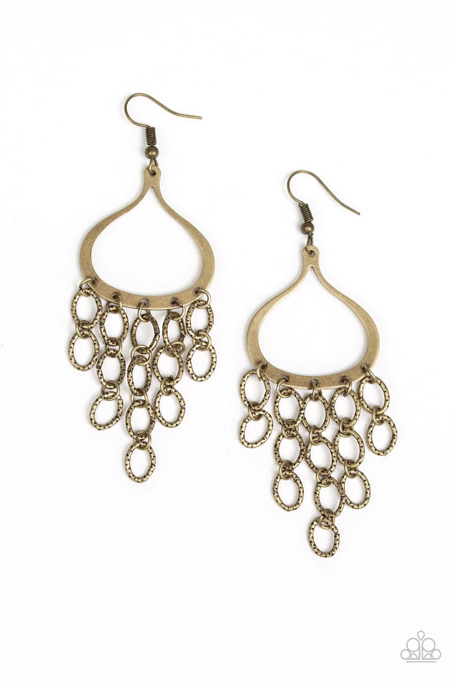 Paparazzi “Total Net Revenue” Brass Earrings