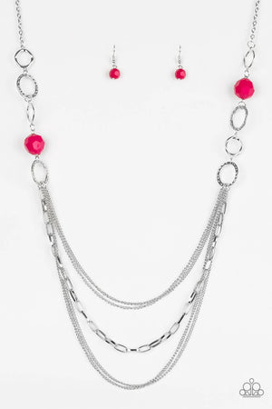 Paparazzi “Margarita Masquerades” Pink Necklace