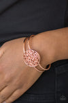Paparazzi “Mandala Majesty” Shiny Copper Filigree Hinge Bracelet