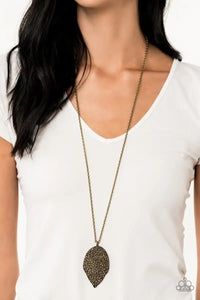 Paparazzi “Natural Re-Leaf” Brass Necklace