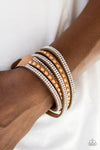 Paparazzi “I Bold You So!” Copper Double Leather Wrap Bracelet
