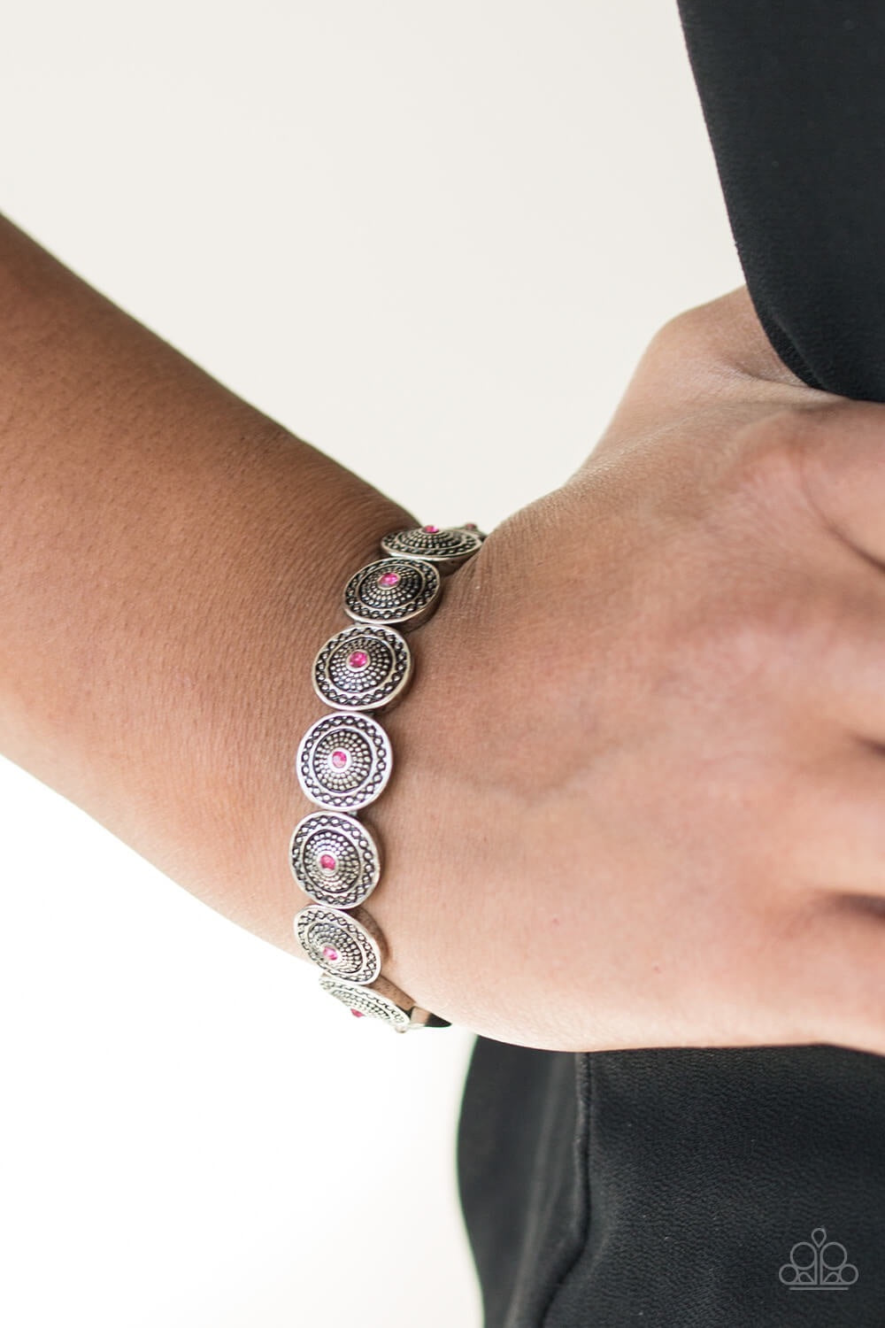 Paparazzi “Get Your Shine On” Pink Stretch Bracelet