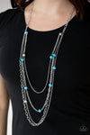 Paparazzi “Glamour Grotto” Blue Opaque Necklace