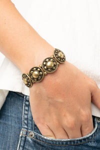 Paparazzi “Rural Fields” Brass Stretch Bracelet