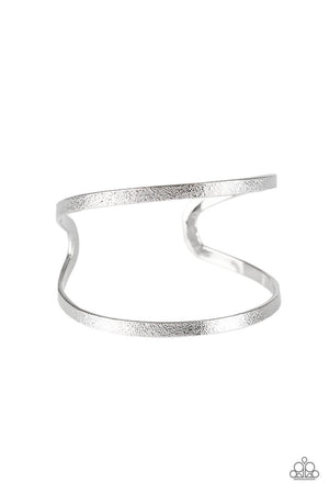Paparazzi Bracelet “Grenada Goddess” Silver Cuff Bracelet - Brighten Up and Bling It