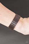 Paparazzi “Cave Wear” Copper Textured Stretch Bracelet