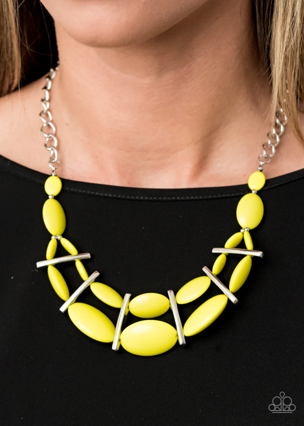 Paparazzi “Law of the Jungle” Yellow Necklace