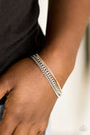 Paparazzi “Industrial Icon” Silver & Gold Clasp Bracelet