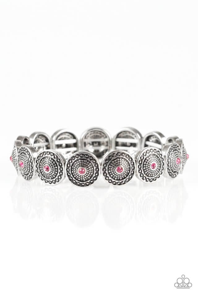 Paparazzi “Get Your Shine On” Pink Stretch Bracelet