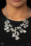 Paparazzi “The Sands of Time” Silver Necklace
