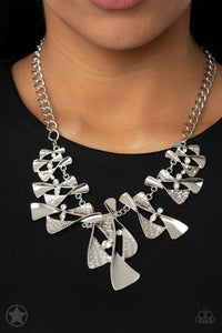 Paparazzi “The Sands of Time” Silver Necklace