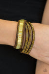 Paparazzi “Just in Showtime” Brass Double Leather Wrap Bracelet