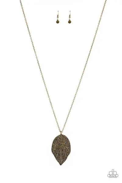 Paparazzi “Natural Re-Leaf” Brass Necklace