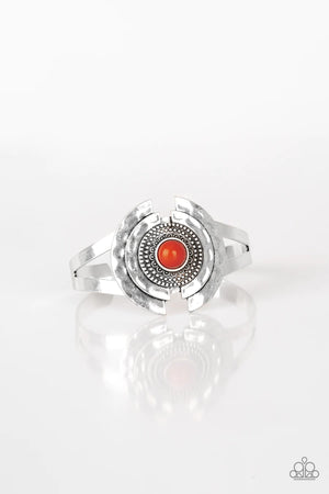 Paparazzi “Incredibly Indie” Orange Bead Cuff Bracelet