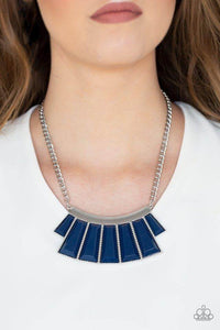 Paparazzi “Glamour Goddess” Blue Necklace